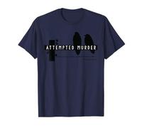 "Dowser Series": "Attempted Murder" black-printing T-Shirt