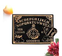 Dowsing Board with - 12" Wooden | Engraved Metaphysical Divination Message Board | Alphabet Tool for Spiritual Guidance, Meditation, Energy Reading, Ritual