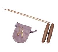 Dowsing Rods 1 Set Smooth Rotation Copper Dowsing Rods with Wooden Handle for Water Witching, Ghost Hunting, Finding Items, Paranormal, Yes/No Questions, Divining Copper