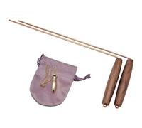 Dowsing Rods 1 Set Smooth Rotation Copper Dowsing Rods with Wooden Handle for Water Witching, Ghost Hunting, Finding Items, Paranormal, Yes/No Questions, Divining
