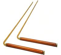 Dowsing Rods 2 Pack ， Solid Copper Divining Rods