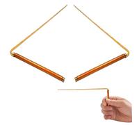 Dowsing Rods, Copper Dowsing Rods 1Pair Portable Copper Spiritual Metal Detector for Ghost Hunting, Water, Treasure and Finding Tools for Daily Use