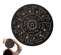 Dowsing With Pendulum Board - Pendulum With Spirit Board | Planchette Decision Boards | Wooden Metaphysical Planchette Message Boards With Letters | Board Game