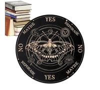 Dowsing With Pendulum Board - Pendulum With Spirit Board | Planchette Decision Boards | Wooden Metaphysical Planchette Message Boards With Letters | Board Game