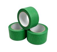 dowuiii Masking Tape for Painting | 3 Rolls Adhesive Label Tool,0.9 Inches*32.8Yds Green Painters Masking Tape - for Classroom School Garage Workshop Home Wall Car