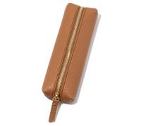 Doxicey Pen Bags 3pc Leather Large Capacity Zipper Pen Pouch