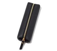 Doxicey Pen Bags 3pc Leather Large Capacity Zipper Pen Pouch
