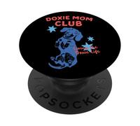 Doxie Mom Club Living the Doxie Life Whimsical Art PopSockets Adhesive PopGrip