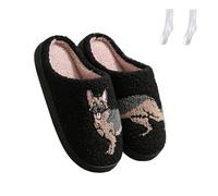 Doxie Slippers, Dachshund Slippers, Cute Animal Cartoon Weiner Sausage Dog Slippers for Women Men (Style-C, Adult, Women, 7, Numeric Range, UK Footwear Size System, 7.5, Medium)
