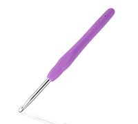Doxiru Crochet Hook 5.0 mm Aluminium, Ergonomic Soft Rubber Grip, Suitable for Beginners to Learn Hand-Knitted Sweaters