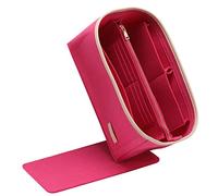 Doxo Purse Organizer Insert, Bag Organizer for Tote & Purse, Bag in Bag, Perfect for Speedy 30 Neverfull MM and More(Rose-L)