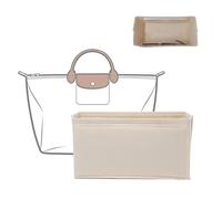 Doxo Purse Organizer Insert for Longchamp Le Pliage L Travel Bag, Beige
