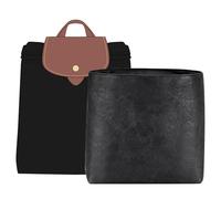 Doxo Upgraded Backpack Organzier Insert Compatible with Longchamp Le Pliage Backpack and More, Ultra-light Waterproof DupontPaper Bag Organizer (Full Black)