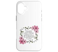 Doxology Praise God From Whom All Blessings Flow Flowers Case for iPhone 16 Plus