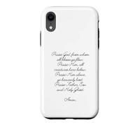 Doxology Praise God From Whom All Blessings Flow Prayer Case for iPhone XR