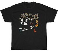 DOXUEZH Black Rare Spit Kittie Band Charlotte Cotton Shirt
