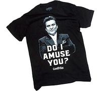 DOXUEZH Do I Amuse You? Cotton Men Devito Goodfellas T-Shirt Black