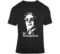 DOXUEZH Dr. Strangelove Peter Sellers Movie 60S VTG Parody Fan T Shirt Black