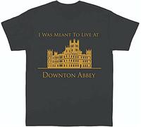 DOXUEZH I was Meant to Live at Downton Abbey - T-Shirt Dark Grey Grey