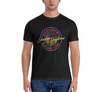 DOXUEZH Jackie Daytona T-Shirt Black t Shirts for Men Blouse Mens Graphic t-Shirts Anime T-Shirt Short