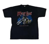 DOXUEZH Meat Loaf Shirt Black Bad Attitude Tour 1984 Vintage 80S Concert Band Rare