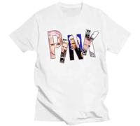 DOXUEZH Men's Pink Beautiful Badass Singer Trauma Tour Big Fan Customised T-Shirt