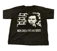 DOXUEZH Nick Cave and The Bad Seeds Concert Men T Shirt Alt Rock Tee Black