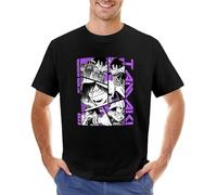 DOXUEZH Tamaki Amajiki - BNHA Manga Panel Color Version T-Shirt Blouse Anime Aesthetic Clothes Men Graphic t Shirts Black