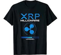 DOXUEZH Xrp Crypto Millionaire HODL Ripple Token to The Moon Bullrun Xrp Coin T-Shirt Black