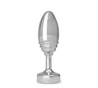 Doxy Ribbed Butt Plug; Doxy Vibrator Butt Plug Attachment - Warm or Cold - Metal Anal Plug for Pleasure - Anal Toy for Men and Women