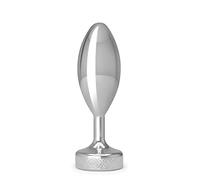 Doxy Smooth Butt Plug; Doxy Vibrator Butt Plug Attachment - Warm or Cold - Metal Anal Plug for Pleasure - Anal Toy for Men and Women