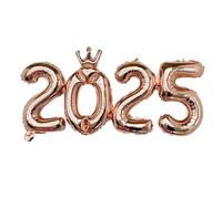 doyandader 2025 Parties Balloons | New Year Decor Balloons Decorations - 2025 New Year Numbers Balloon for Year's Eve Parties Supplies, Decorations, Christmas