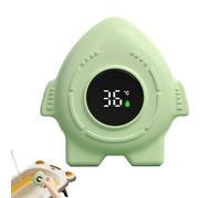 doyandader Bath Thermometers, Baby Water Temperature for Bathtub | High Sensitivity Cartoon Rocket Bath Temperature Tester Digital LED Display - Floating Toy