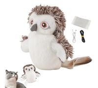doyandader Bird Cat Toy Flapping Wings - Rechargeable Bird Simulation Cat Toy with Catnip and 3 Modes,Realistic Chirping Plush Stuffed Animal for Pet Exercise Playtime Training Hunting Play