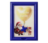 doyandader Candy Dispenser Frame Santa Claus, Sweet Dispenser Picture Frame, Christmas Santa Claus Home Decor,Snack Treat, Cute Home Decor For Candies Nuts Dog Holiday Presents