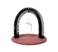 doyandader Cat Brush for Grooming, Grooming Bow Brush for Cats, Scratching Arch with Massage Bristles for Grooming and Undercoat Removal for Cats Babies and Small Animals