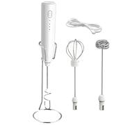 doyandader Electric Milk Frother | Manual Milk Frother For Latte - 3 Speeds Hot Chocolate for Coffee Home Beginners Latte Art