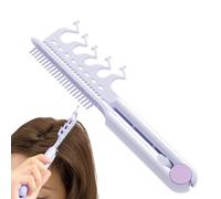 doyandader Hair Parting Comb - Styling Comb for All Hair Types,Portable Root Lifting Defining Tool for Wedding Stage Performance Travel Home Salon Date