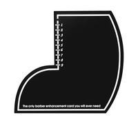 doyandader Hairline Shaping Tool | Hairline Maker Guide | Cutting Template with Measurement Indicators for Salon Station Travel Barber Training Grooming Outdoor Home