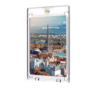 doyandader Hard Card Sleeves,Clear Magnetic Baseball Card Protectors - Sports Equipment for Holding Display Collection Carrying Showcase Transport Keychain Organizing Collecting Preservation