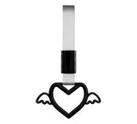 doyandader Heart-shaped car handles, car accessory, heart hand loop, car interior decoration for business trolleys, subways, buses, SUVs