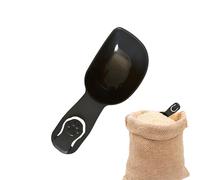 doyandader Rice Serving Spoon, Multi-Functional Rice Scoop, Portable 75Ml Multifunctional Scooper Spatula with Clip for Flour Serving Dogs Cooking Cats Home Soybean Household