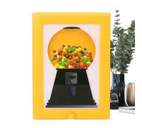 doyandader Sweet Dispenser Picture Frame, Wall Mounted Sweet Dispenser, Cute Hanging Candy Frame, Kid Friendly Bubblegum Vending Toy for Candies Nuts Dog Cat Treats Holiday Presents