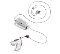 doyandader Treat Donating Cat Toy - Interactive Food Ball for Fun, Interactive Feeders with Delay Playful Movement for Kittens at Home, Indoor and Outdoor