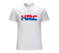 DOYEFZQC HRC Logo Tshirt Cotton Tshirt Men Summer Fashion T-Shirt Summer Brand Teeshirt Male Top Tees White L