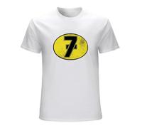 DOYEFZQC Men's Barry Sheene T-Shirt Mens Motorcycle Motorbike Bike Racer 7 Superbike Top White M