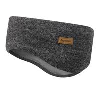 Doyesiee Fleece Ear Warmer Headband for Men Women, Winter Running Headband Ear Covers for Cold Weather Ear Muffs for Jogging Skiing Hiking Cycling, Dark Grey, 1 Count (Pack of 1)