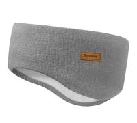 Doyesiee Fleece Ear Warmer Headband for Women and Men, Light Grey, 1 Count (Pack of 1)