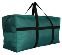 DoYiKe Extra Large Storage Duffle Bag with Zippers and Handles, Big Foldable Duffle Bag for Travel, Green, large - 35"l x 11.8"w x 19"h
