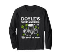 Doyle’s Boxing & Drinking Club Design - Irish Humor Long Sleeve T-Shirt